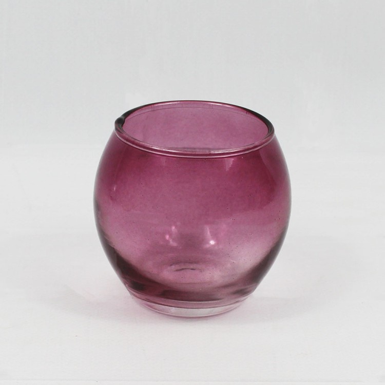 2701702978 Малина проз Шарик Подсвечник маленький H-77мм D-88мм (0,3 л)