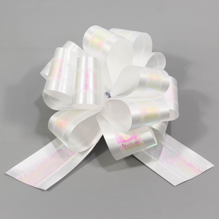 000532-50 Бант-шар 5 см с перламутровой лентой (микс) 1/50 1/1500