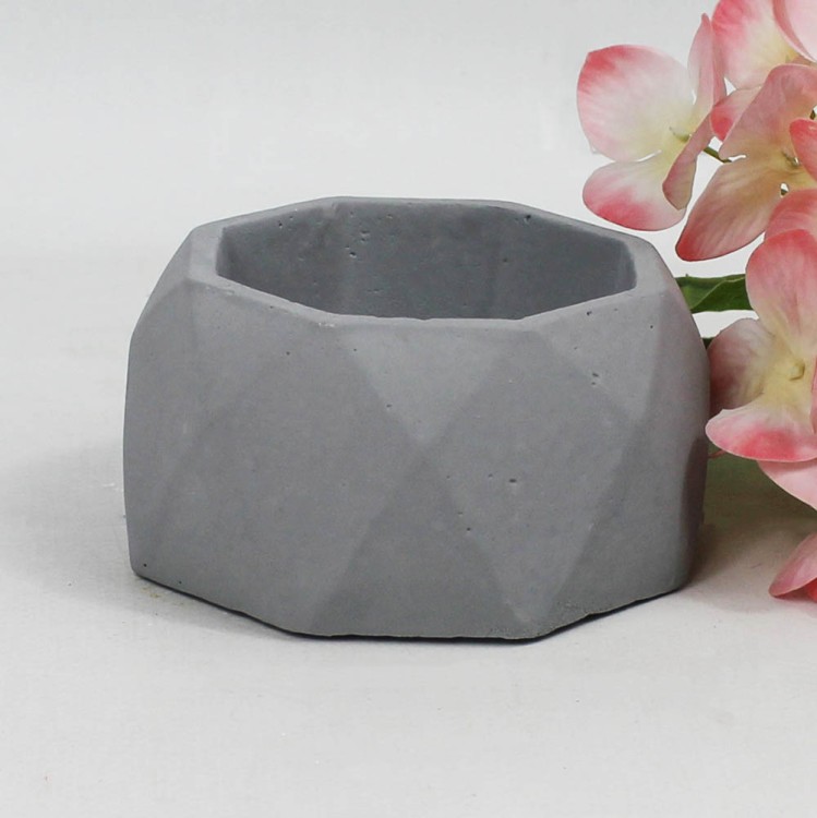 1004850005 Органайзер-подсвечник большой, серый H-57мм D-110мм